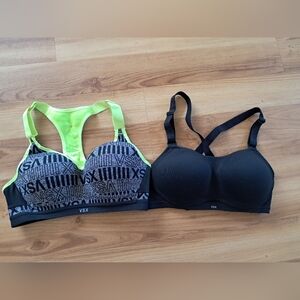2 VSX 🩶💚🖤 Victoria's Secret sports bras